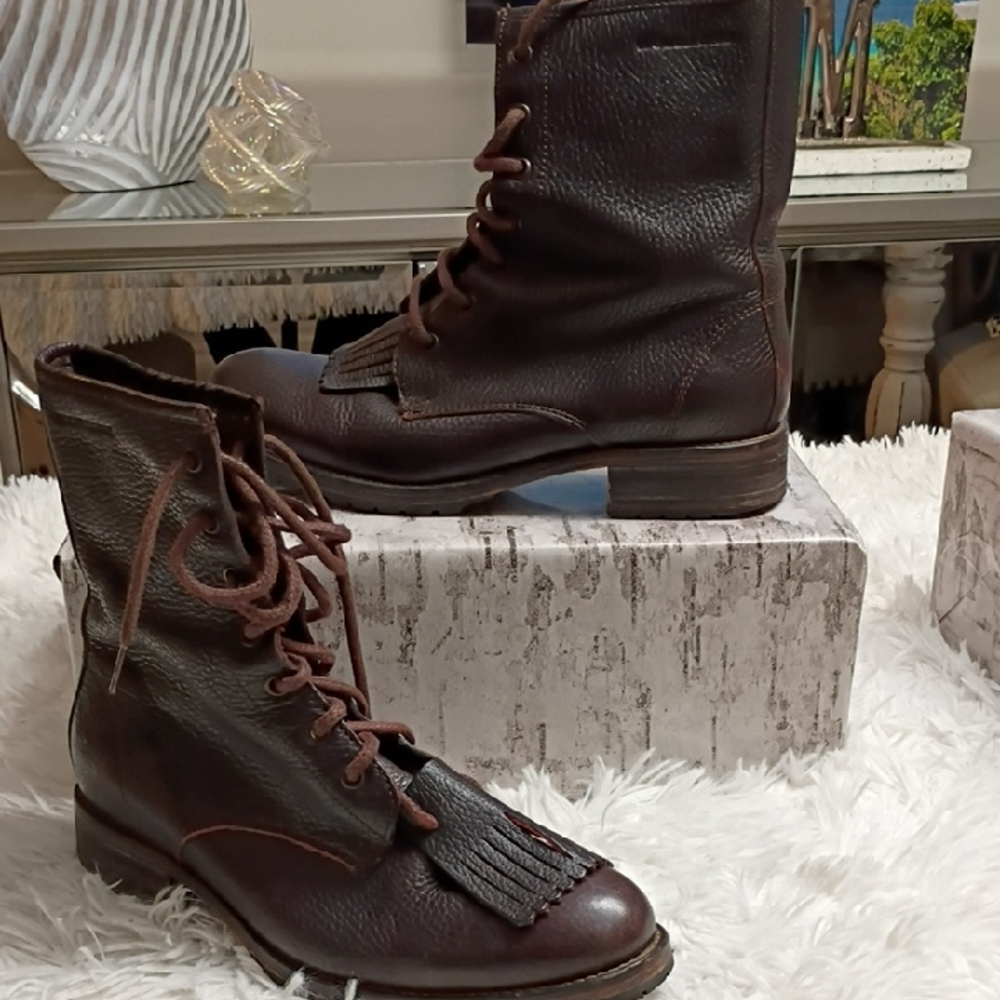 Wolverine Leather Lace Up Women's Sz 9.5 Boots